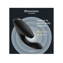 Load image into Gallery viewer, Womanizer duo 2 air clitoral stimulator powerful g-spot vibrator pleasure air black