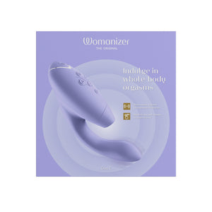 Womanizer duo 2 air clitoral stimulator powerful g-spot vibrator pleasure air lilac purple