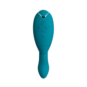 Womanizer duo 2 air clitoral stimulator powerful g-spot vibrator pleasure air Petrol Blue