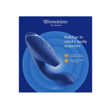 Load image into Gallery viewer, Womanizer duo 2 air clitoral stimulator powerful g-spot vibrator pleasure air Blueberry