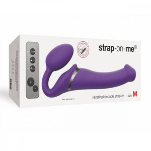 Strap-on-Me w Remote Vibrator Vibe-Medium Size-Black-Purple-Vanilla Massager Entrenue Strap-on Vibrator Massager with Remote - Vibe Medium Size - Purple  