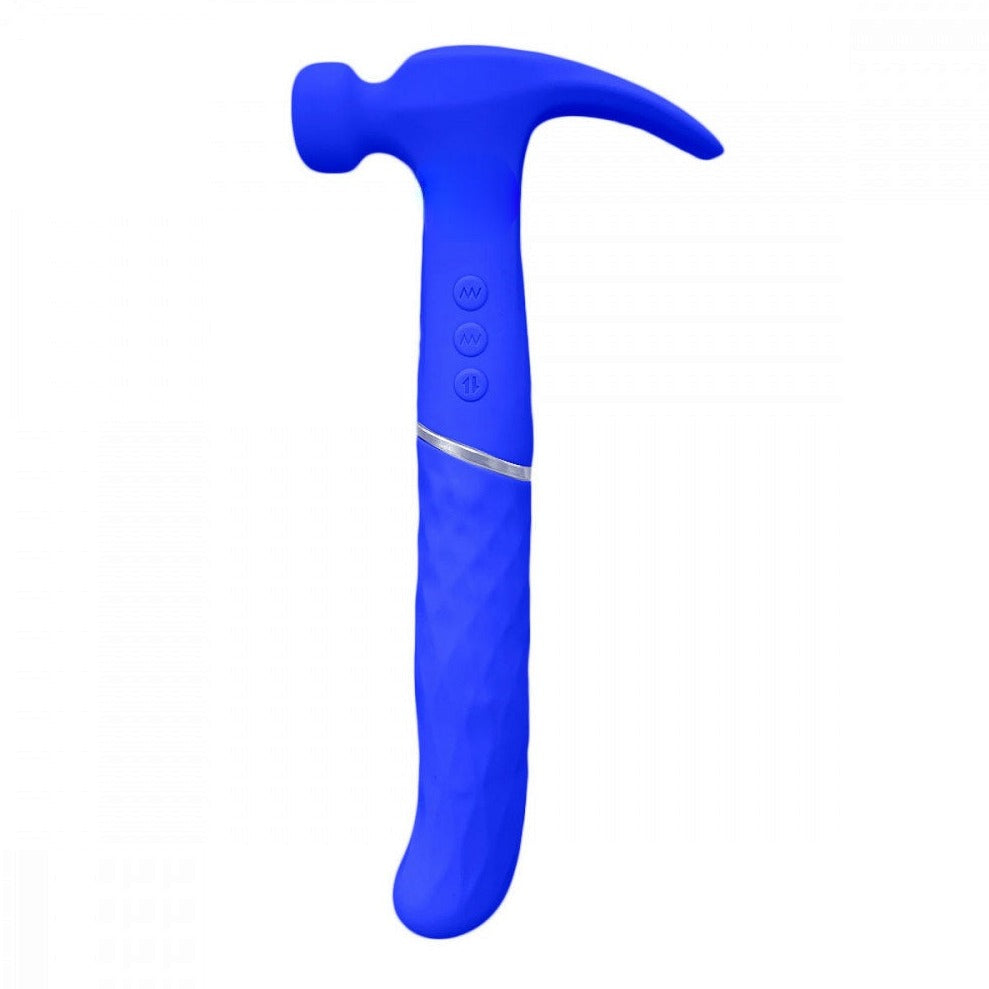 blue hammer vibrator sweet Love Hamma sex toy Vibrator Curved or Straight handle Vibrating Handle Black, Pink or Blue Vibrator