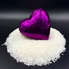Load image into Gallery viewer, Heart Bath Bombs &#39;Black Velvet&#39; CUPIDS COURT HEART BOMBS It&#39;s the Bomb &#39;Purple Passion&#39;  