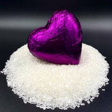 Load image into Gallery viewer, Heart Bath Bombs, Aqua &#39;Ecstasy&#39; CUPIDS COURT HEART BOMBS It&#39;s the Bomb &#39;Purple Passion&#39;  