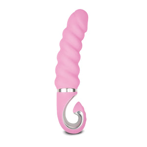 Gjack 2 Vibrator Pink with Bio-Skin™ by G-vibe, waterproof sex toy, magnetic click rechargeable pink