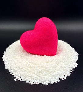 Heart Bath Bombs, Individuals 'Red Lust' CUPIDS COURT HEART BOMBS It's the Bomb Vivid Pink 'Unicorn'  