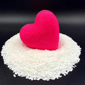 Heart Bath Bombs 'Black Velvet' CUPIDS COURT HEART BOMBS It's the Bomb Pink 'Unicorn'  