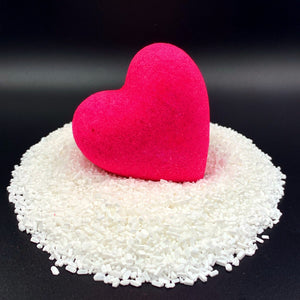 Bath Bomb Hearts Gift Bowl Full! Don't send Flowers, Send Bath Bombs CUPIDS COURT HEART BOMBS It's the Bomb   