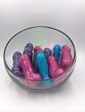 Load image into Gallery viewer, Chubs Penis Soap Collection in Cute Gift Cans, Bulk Options WHIMSICAL &amp; NAUGHTY It&#39;s the Bomb 12 Assorted Chubs&#39; (shrunk wrapped, not in a can, for a dump bucket)  