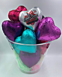 Heart Bath Bombs, 'Party Hearty' White w/ Sprinkles CUPIDS COURT HEART BOMBS It's the Bomb 7 Assorted Hearts. 1 of every color  