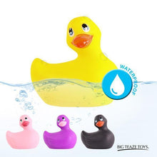 Load image into Gallery viewer, Duckie Classic Yellow Vibration Massager Bath Toy Duck massager It&#39;s the Bomb   