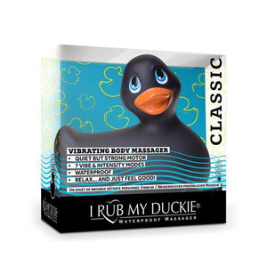 Duckie Classic Black Massager Bath Toy duck massager It's the Bomb   