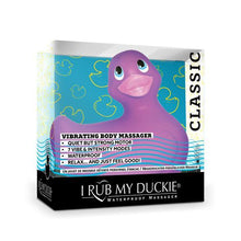 Load image into Gallery viewer, Duckie Classic Black Massager Bath Toy duck massager It&#39;s the Bomb   