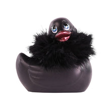 Load image into Gallery viewer, Duckie Black Paris Massager Bath Toy Duck bath massager It&#39;s the Bomb Chic Black Paris Duckie Paris  