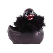 Load image into Gallery viewer, Duckie Sparkling Silver Paris Massager Bath Toy Bath &amp; Body It&#39;s the Bomb Chic Black Paris Duck  