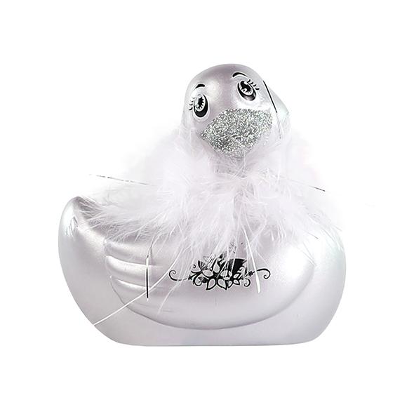 Duckie Sparkling Silver Paris Massager Bath Toy Bath & Body It's the Bomb Sparkling Silver Paris Duck  