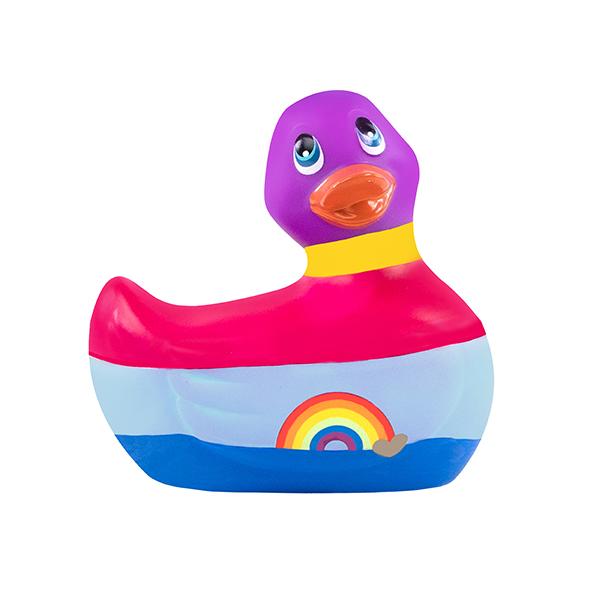 Duckie Rainbow Pride Vibration Massager Bath Toy Bath & Body It's the Bomb Rainbow Pride Duck  