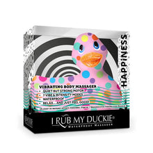 Load image into Gallery viewer, Duckie Black w/Yellow Dots Massager Bath Toy Bath &amp; Body It&#39;s the Bomb   