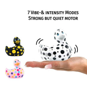 Duckie White w/ Black Dots, Massager Bath Toy Bath & Body It's the Bomb   