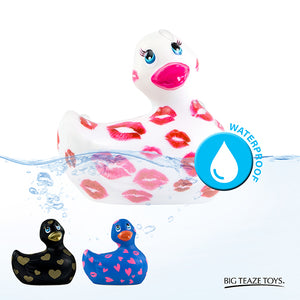 Duckie White w/ Pink Kisses Romance Massager Bath & Body It's the Bomb   
