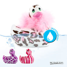 Load image into Gallery viewer, Duckie Black Paris Massager Bath Toy Duck bath massager It&#39;s the Bomb   