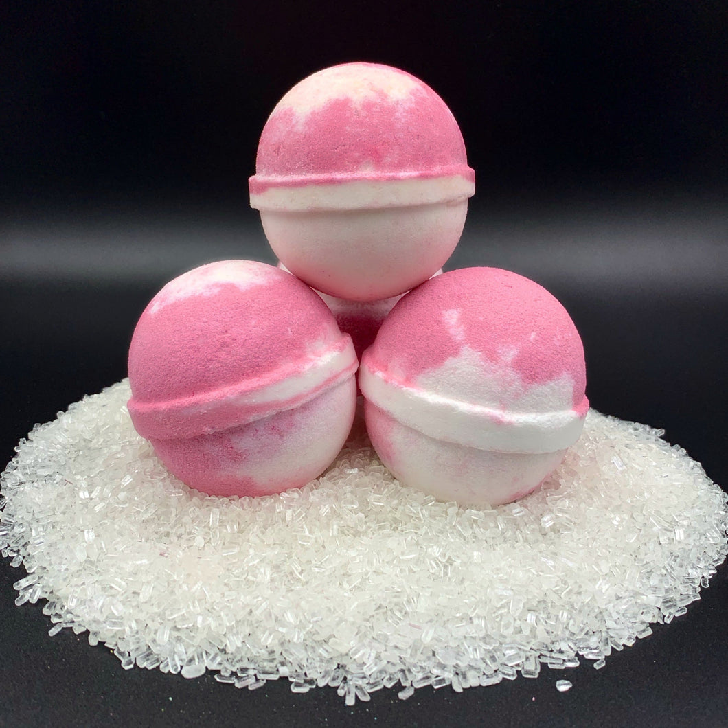 strawberry bath bomb strawberry fluffer