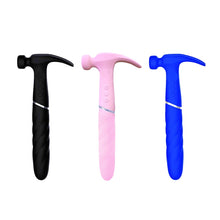 Load image into Gallery viewer, hammer vibrator sweet Love Hamma sex toy Vibrator Curved or Straight handle Vibrating Handle Black, Pink or Blue Vibrator