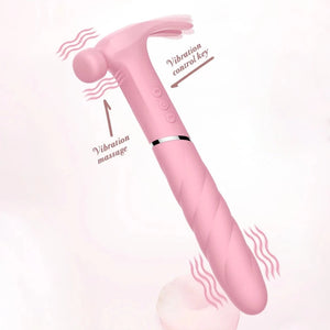 hammer vibrator sweet Love Hamma sex toy Vibrator Curved or Straight handle Vibrating Handle Black, Pink or Blue Vibrator