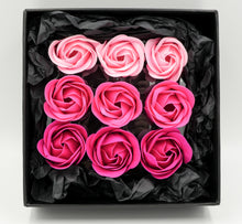 Load image into Gallery viewer, Breast Cancer Awareness Rose Bud Soap Petals, Roses for Lovers &amp; Friends Whimsical Soaps It&#39;s the Bomb   