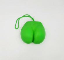 Load image into Gallery viewer, St Patrick Shamrock Green Sperm Spermies in a Cute Pop Top Gift Can Whimsical Soaps It&#39;s the Bomb Bubble Butt Soap on a Rope. Shamrock Green for St Patricks  