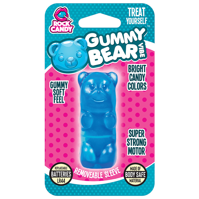 Gummy Bear Vibrator Massager - Blue - New! by Rock Candy Massager Holiday Vibrator Gummy Bear Blue Massager  