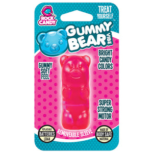 Gummy Bear Vibrator Massager - Blue - New! by Rock Candy Massager Holiday Vibrator Gummy Bear Pink Massager  
