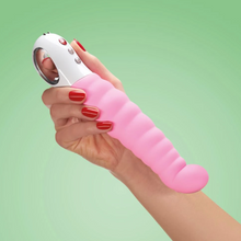 Load image into Gallery viewer, Large Girthy Vibrator with Handle by Fun Factory &#39;Patchy Paul G5&#39; FREE GIFT! Bath &amp; Body Suzy Bubbles   