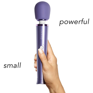 Le Wand Vibrator Petite Wand - Violet Massager Entrenue Violet  