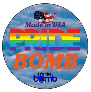 Rainbow Pride Bath Bomb "Pride Bomb" Very Hearty PG BATH BOMB GIFT SETS Tundra Rainbow Bath Bomb 'Pride Bomb' (6 Bath Bombs)  