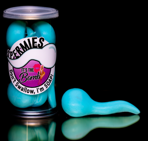 Sperm 'Spermies' Assorted Color Soaps - Gender Reveal - It's a Boy or It's a Girl Whimsical Soaps It's the Bomb   