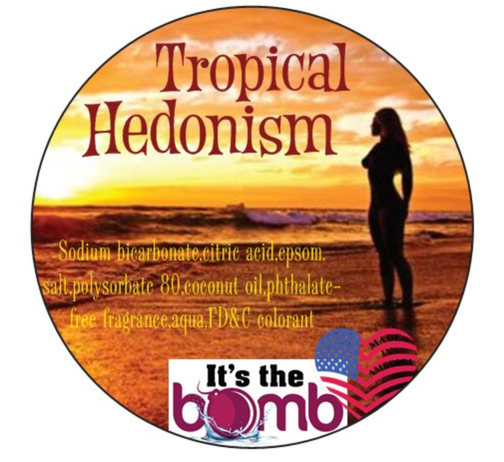 Bath Bomb 'Tropical Hedonism' It's the Bomb