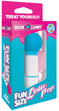 Load image into Gallery viewer, Vibrator Fun Sized LALA POP, Rock Candy blue