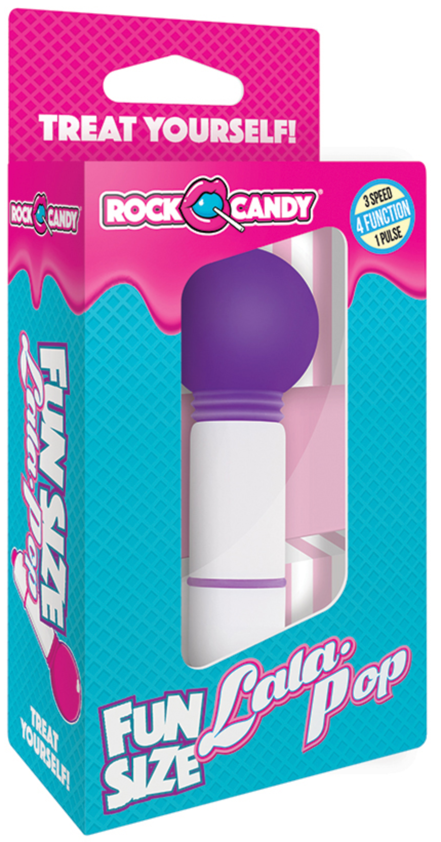 Vibrator Fun Sized LALA POP, Rock Candy Purple  