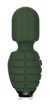 Load image into Gallery viewer, Hand Grenade Massager &#39;The Big Bang Bomb&#39; Military Green Massager Suzy Bubbles   