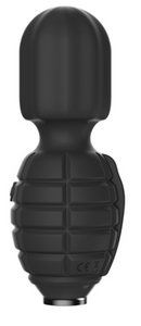 Hand Grenade 'The Big Bang' Prostate Vibration Massager, Military Green Massager Suzy Bubbles   