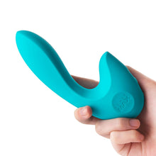 Load image into Gallery viewer, Sensemax Vibrator Massager Turquoise with Discreet White Case Massager It&#39;s the Bomb SenseMax SenseVibe White Cradle &amp; Turquoise Vibrator (no heat)  