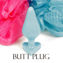 Load image into Gallery viewer, Butt Plug Guest Soaps in Gift Cans WHIMSICAL &amp; NAUGHTY It&#39;s the Bomb   