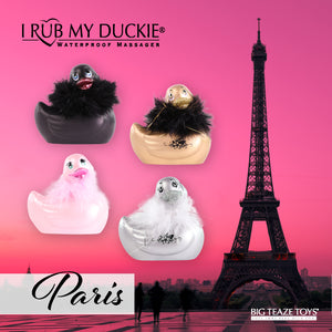 Duckie Black Paris Massager Bath Toy Duck bath massager It's the Bomb   