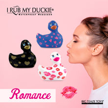 Load image into Gallery viewer, Duckie Black Paris Massager Bath Toy Duck bath massager It&#39;s the Bomb   