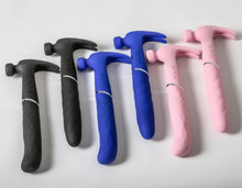 Load image into Gallery viewer, hammer vibrator sweet Love Hamma sex toy Vibrator Curved or Straight handle Vibrating Handle Black, Pink or Blue Vibrator