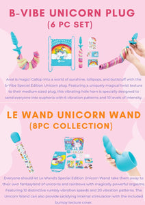 Unicorn Vibrator Massager Re-chargeable Vibration Wand 8 pieces Massager Le Wand