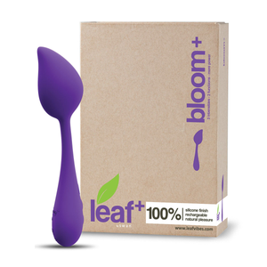 Discreet Spa Leaf Green Bloom ~ Vibrator Massager (PG, FB) NOVELTIES Entrenue Purple Leaf Discreet Vibrator Massager Bloom  