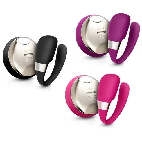 LELO Tiani 3 vibration massager remote control Deep Rose, Black or Cerise 