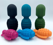 Load image into Gallery viewer, Hand Grenade Massager &#39;The Big Bang Bomb&#39; Military Green Massager Suzy Bubbles   